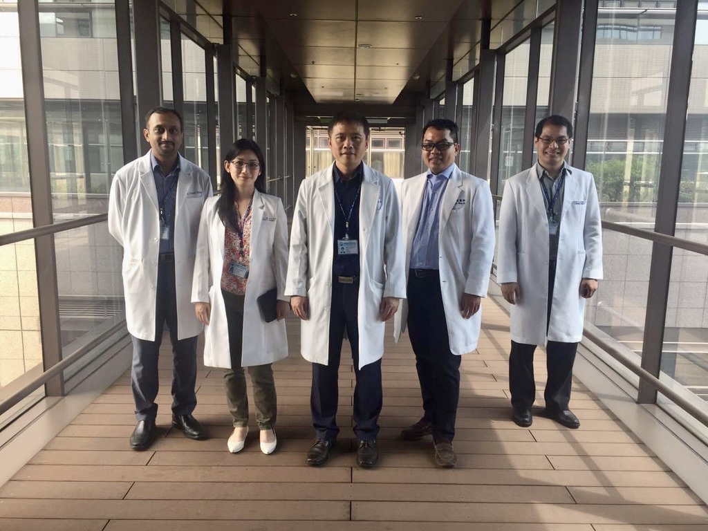 Dr Prasad Bhukebag during clinical Metabolic and Bariatric Surgery fellowship with Prof CK Huang in Taiwan